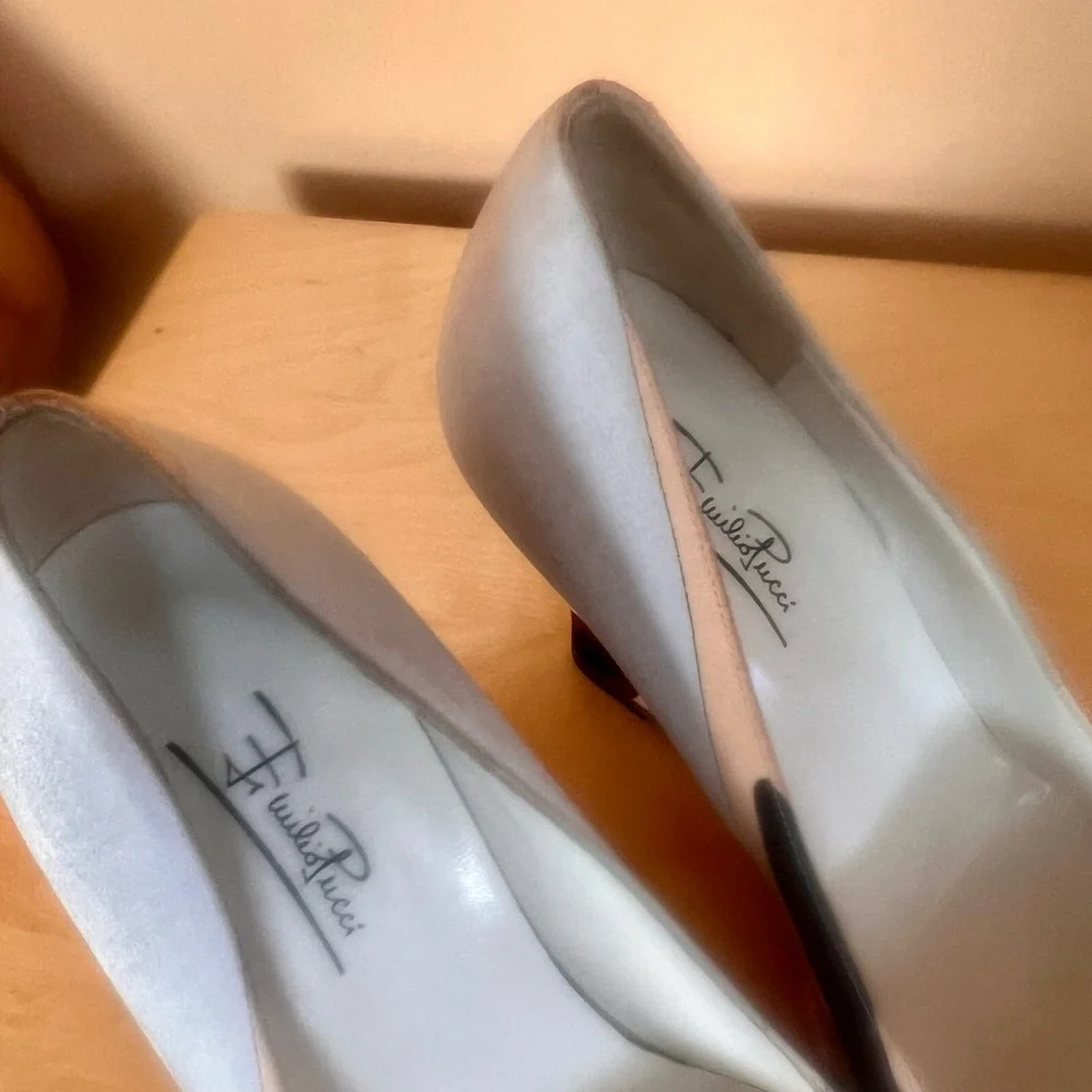 Emilio Pucci Stilettos with Cut-Out Heel - New